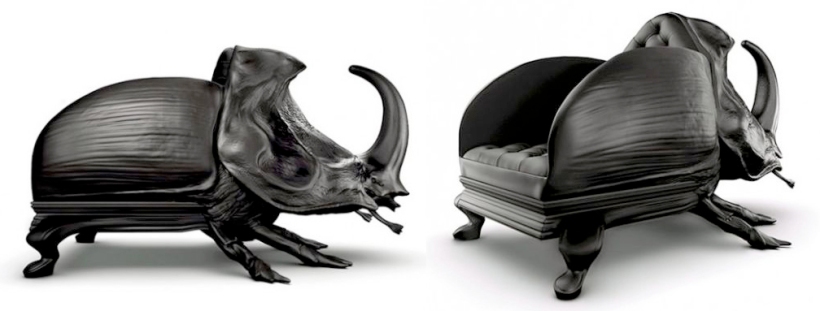 And to cap off the list, here's Maximo Riera's Dung Beetle Chair.  (Okay, technically, it's a rhino beetle, but dung is funnier.)
