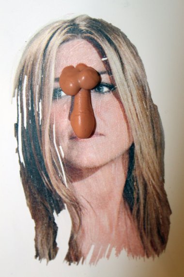 Its kind of incredible that even with a penis as a nose, Jennifer Aniston still looks good!